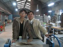 interpreters Guo Wei and Wong, Fuping, China
